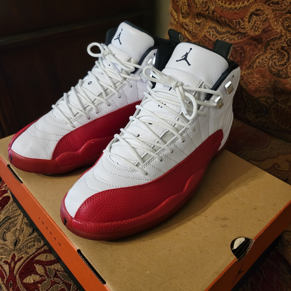 Jordan 12 Retro Box in Black and Orange